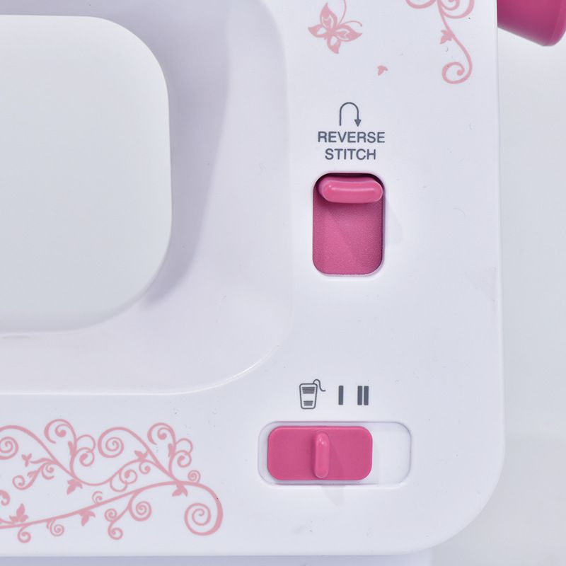 Home Electric Desktop Sewing Machine Household Overlock DIY clothes 2 speed 12 stitches portable Battery/DC adapter Hicello