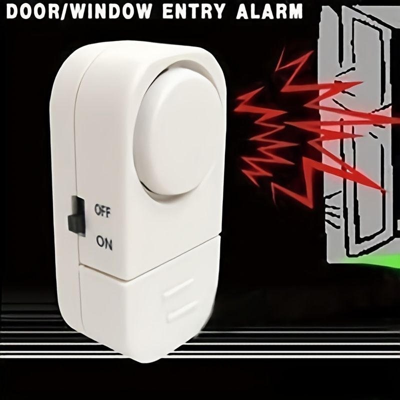 10pcs Secure Your Home with Wireless Window Door Burglar Alarm System Magnetic Sensor Sticky Alarm Open Door Sensor Burglary Indoor Alarm security protection 120dB