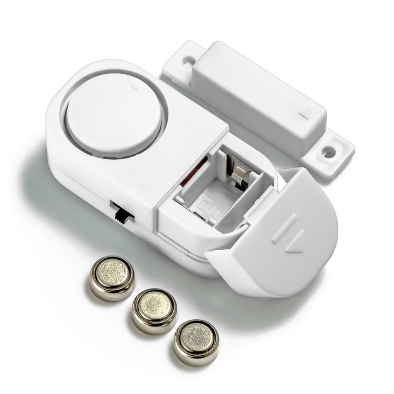 10pcs Secure Your Home with Wireless Window Door Burglar Alarm System Magnetic Sensor Sticky Alarm Open Door Sensor Burglary Indoor Alarm security protection 120dB