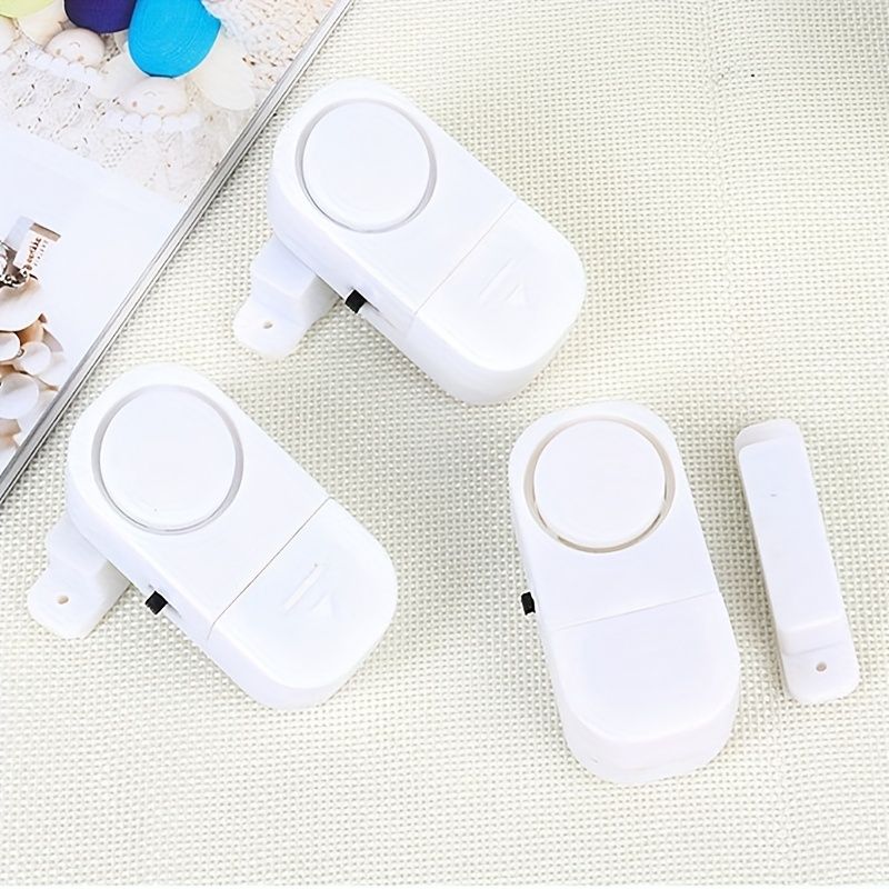 10pcs Secure Your Home with Wireless Window Door Burglar Alarm System Magnetic Sensor Sticky Alarm Open Door Sensor Burglary Indoor Alarm security protection 120dB
