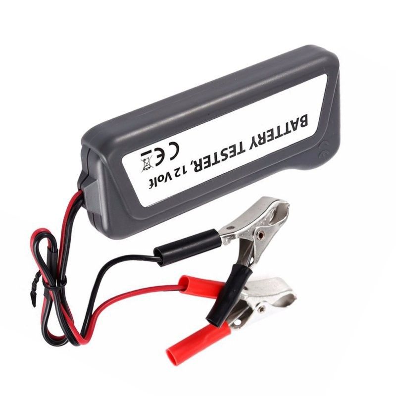 Mini 12V Car Battery Tester Digital Alternator Tester 6 LED Lights Detect Display Car Tool Auto Battery Tester For Car Motorcycle