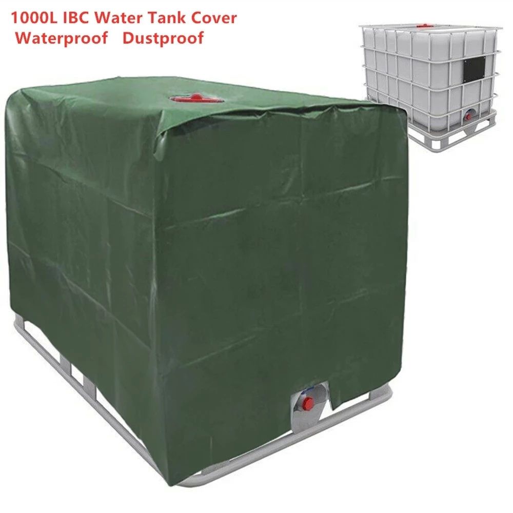 IBC Tank Cover 1000L Outdoor Courtyard Ton Bucket Cover Waterproof Dustproof Bucket Cover Heat Insulation Foil Oxford Cloth