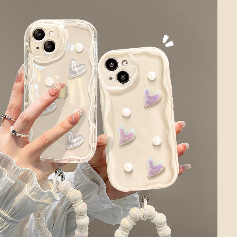 Phone Case For Xiaomi Redmi A3 12 12C 13C Note13 Pro Cover Case Love Heart Bracelet