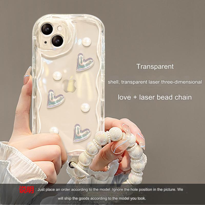 Phone Case For Xiaomi Redmi A3 12 12C 13C Note13 Pro Cover Case Love Heart Bracelet