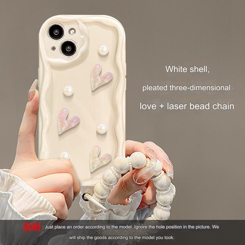Phone Case For Xiaomi Redmi A3 12 12C 13C Note13 Pro Cover Case Love Heart Bracelet