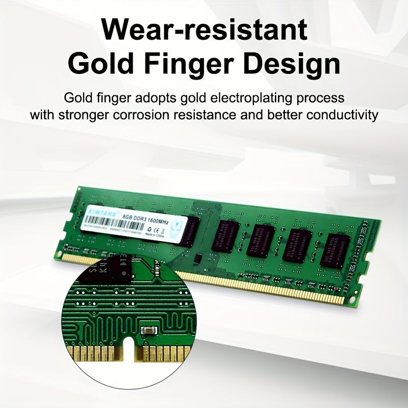 PUSKILL Memory Ram DDR3 8G 1600MHz DDR 3 8G Memoria Rams For Unbuffered Desktop Computer Memory