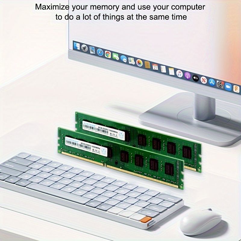 PUSKILL Memory Ram DDR3 8G 1600MHz DDR 3 8G Memoria Rams For Unbuffered Desktop Computer Memory