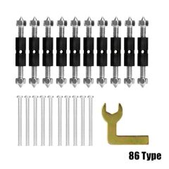 10 Pieces Cassette Repairer Electrical Box Repairer Cassette Screws Support Rod for Wall Mounted Switch Box