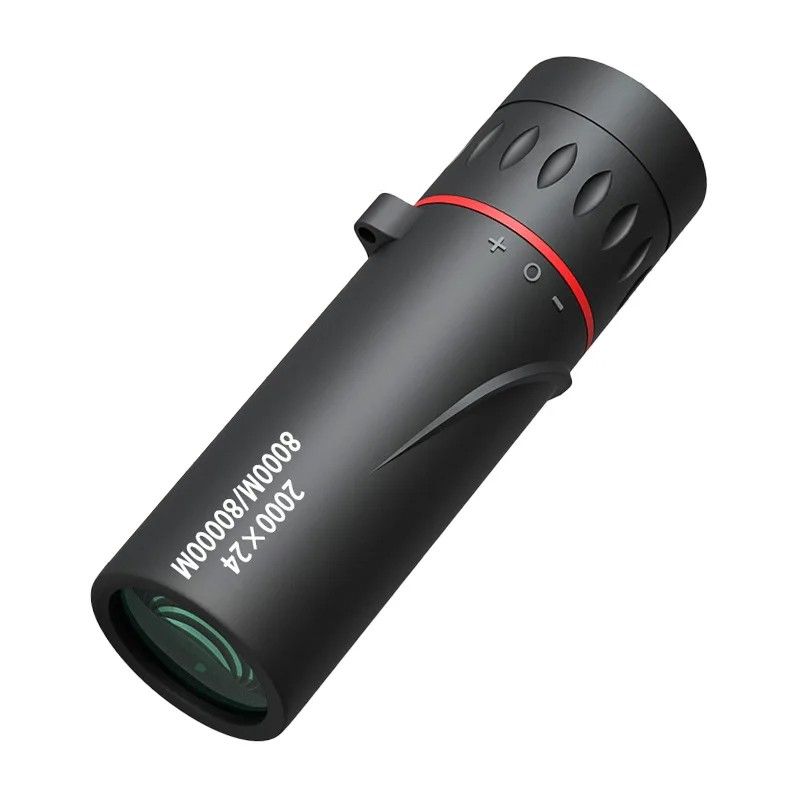 2000x24 HD Monocular Telescope Mini Portable Mobile Phone Telescope with Holder Outdoor Camping Hunting Birdwatching Telescopes