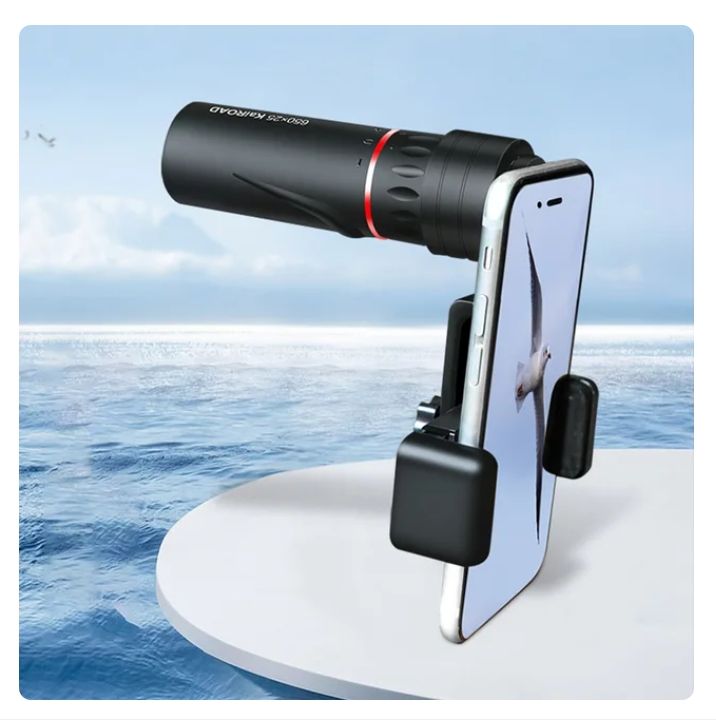 2000x24 HD Monocular Telescope Mini Portable Mobile Phone Telescope with Holder Outdoor Camping Hunting Birdwatching Telescopes