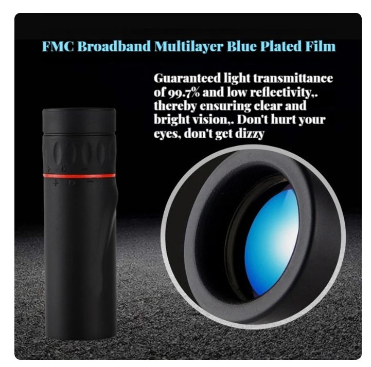 2000x24 HD Monocular Telescope Mini Portable Mobile Phone Telescope with Holder Outdoor Camping Hunting Birdwatching Telescopes