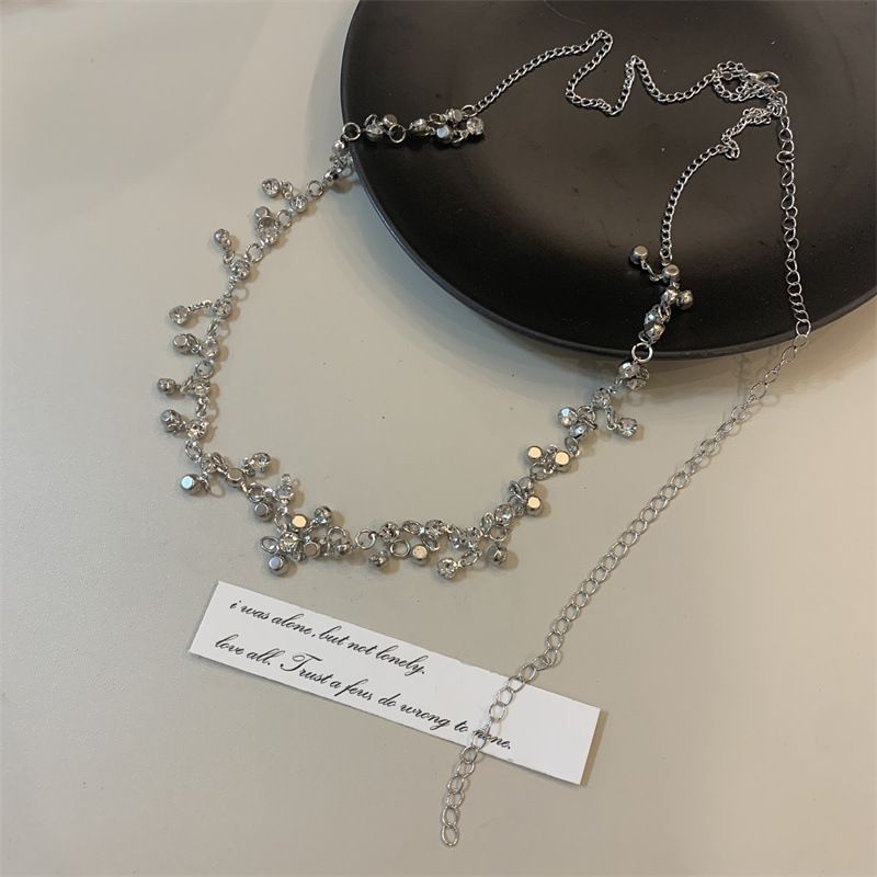 Tassel rhinestone waist chain for women's 2024 summer new trendy and simple spicy girl decoration body chain