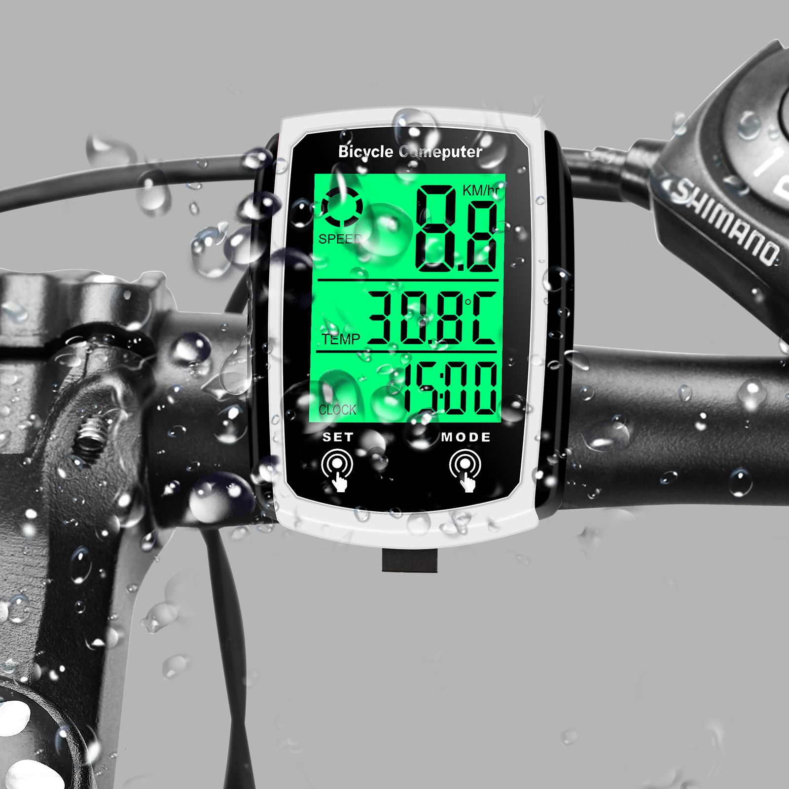 Bicycle Computer LCD Digital Wired Cycling Computer Speedometer Bike Speed Odometer With Backlight bike Accessories
