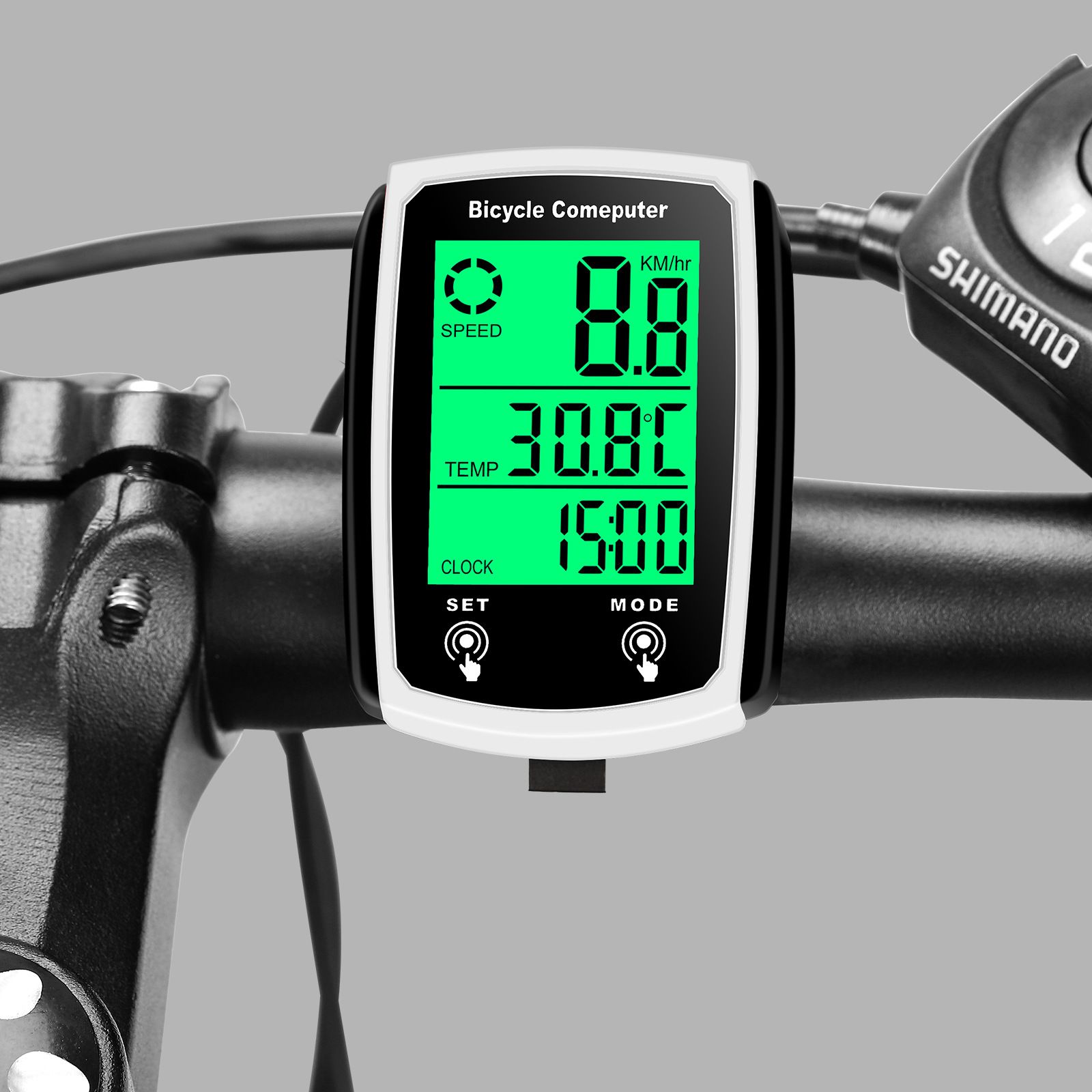 Bicycle Computer LCD Digital Wired Cycling Computer Speedometer Bike Speed Odometer With Backlight bike Accessories