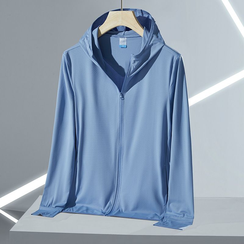 Upf50+ Sunscreen Clothing Women's Long-Sleeved Anti-Ultraviolet Sunscreen Jacket Men Breathable Outdoor Sportswear