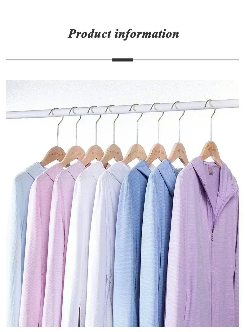 Upf50+ Sunscreen Clothing Women's Long-Sleeved Anti-Ultraviolet Sunscreen Jacket Men Breathable Outdoor Sportswear