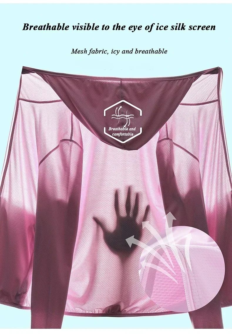 Upf50+ Sunscreen Clothing Women's Long-Sleeved Anti-Ultraviolet Sunscreen Jacket Men Breathable Outdoor Sportswear