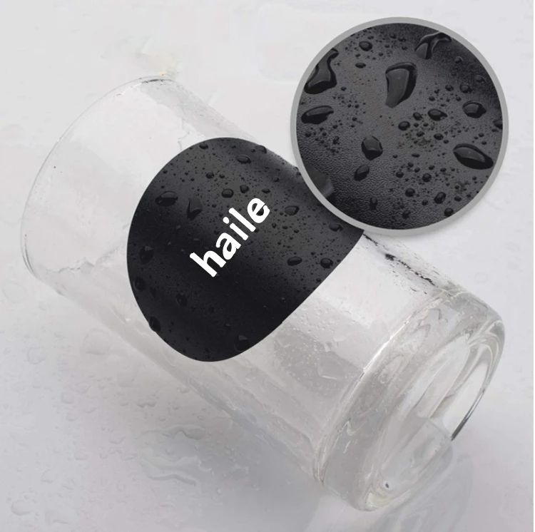 Haile 20pcs Waterproof Chalkboard Labels Spice Organizer Label for Household Kitchen Jars Blackboard Stickers With White Pen