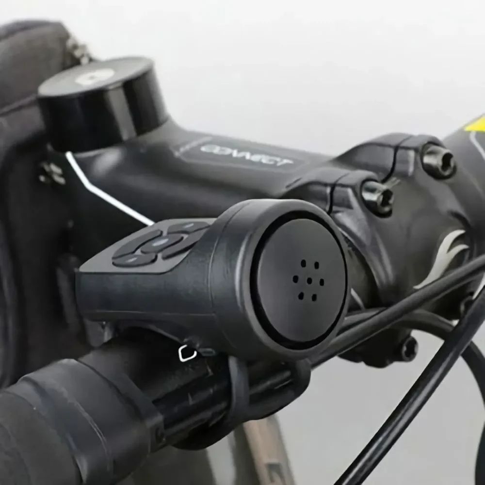 Bicycle Electric Bell with USB Charging Horn, Mountain Bike Safety Ring, Waterproof Bell, Cycling Accessories, MTB, Warning