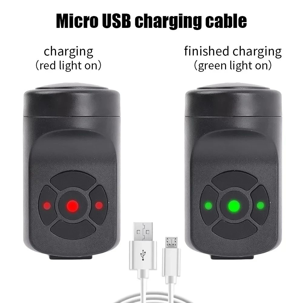 Bicycle Electric Bell with USB Charging Horn, Mountain Bike Safety Ring, Waterproof Bell, Cycling Accessories, MTB, Warning