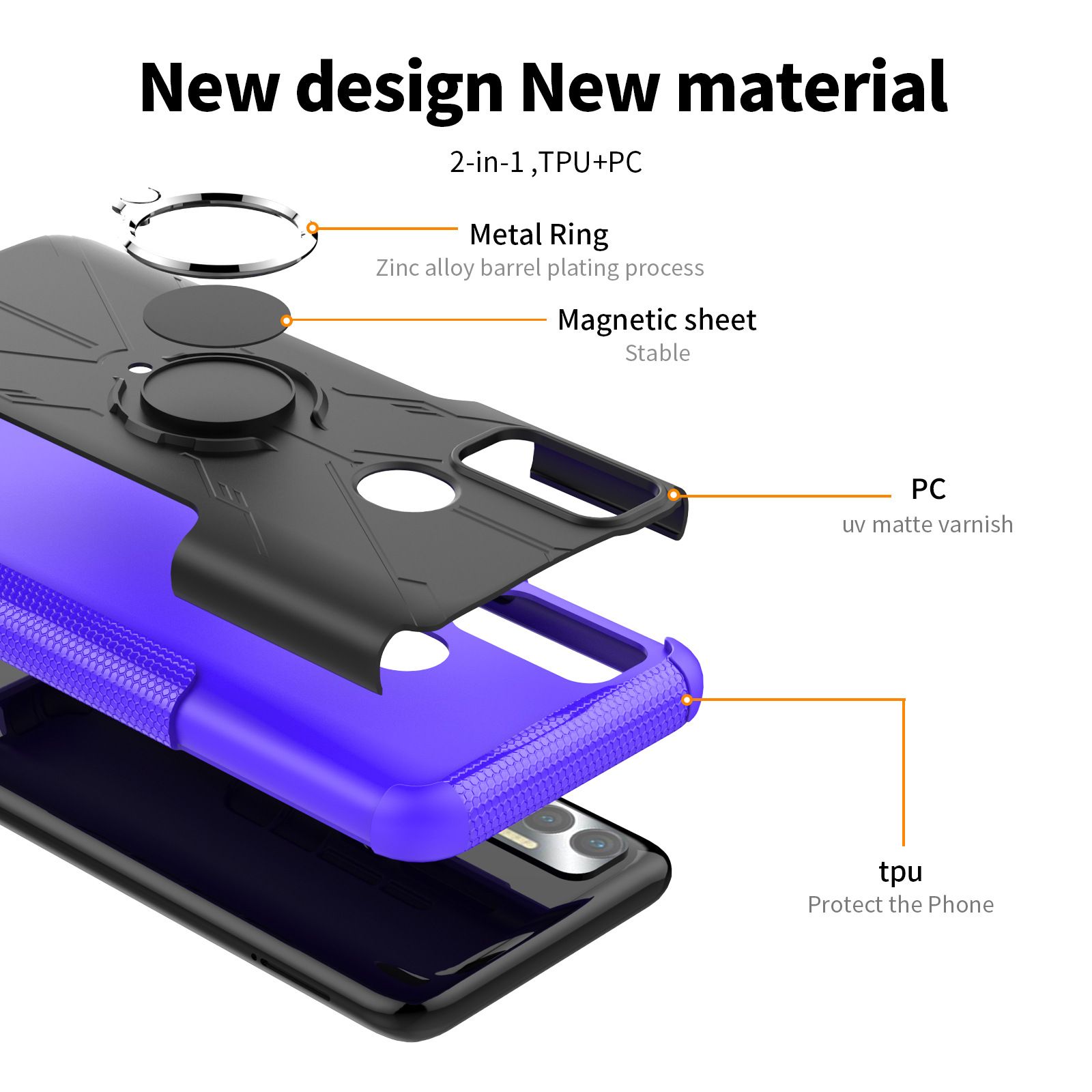 Durable Protective phone case for TECNO SPARK 7 cases