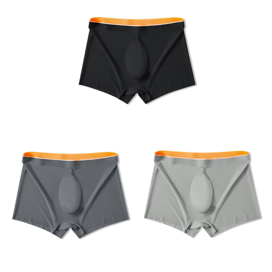 Men's Underwear Micro Modal Boxer Stretch Modern Fit Bulge Enhancing Trunks Ultra Soft Thin Breathable Ice Silky Briefs 1 or 2 or 3 packs