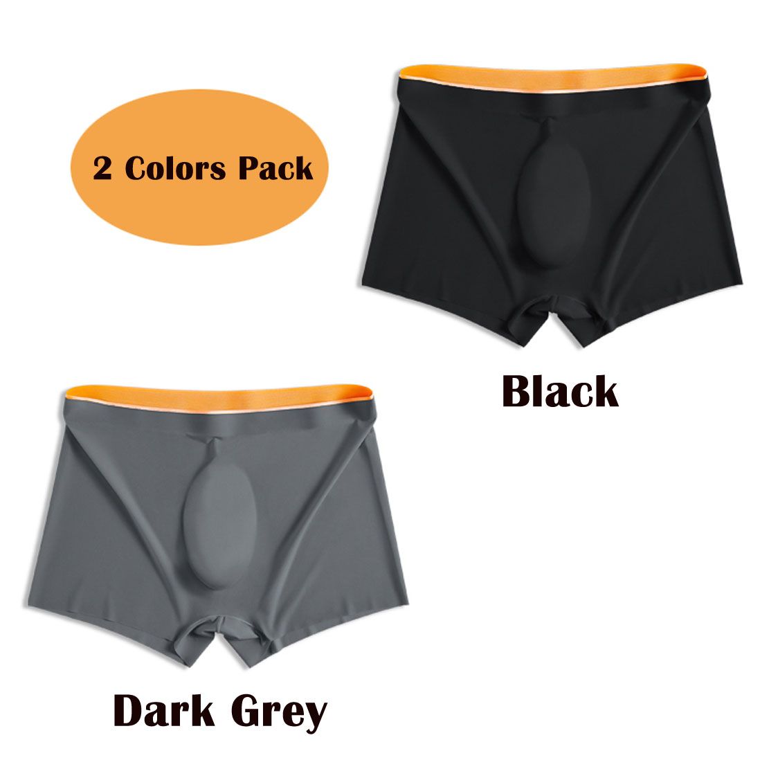 Men's Underwear Micro Modal Boxer Stretch Modern Fit Bulge Enhancing Trunks Ultra Soft Thin Breathable Ice Silky Briefs 1 or 2 or 3 packs