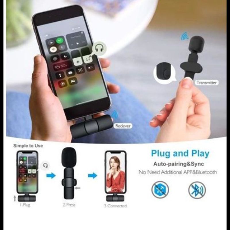 Wireless Lavalier Microphone Recording For Type-C
