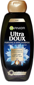 Garnier Ultra Doux Black Charcoal Shampoo 400ml