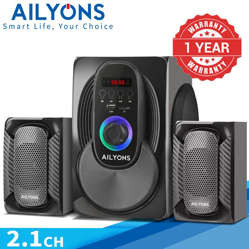 LYONS ECS2402 woofer Multimedia Speaker With Powerful Amplifier 18000 PMPO Output Power 20W+10W*2【HOT】