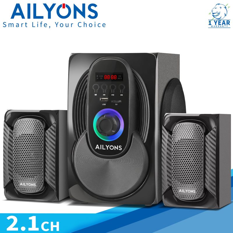 LYONS ECS2402 woofer Multimedia Speaker With Powerful Amplifier 18000 PMPO Output Power 20W+10W*2【HOT】