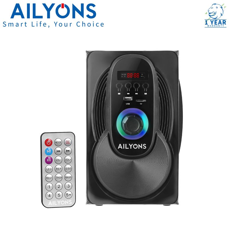 LYONS ECS2402 woofer Multimedia Speaker With Powerful Amplifier 18000 PMPO Output Power 20W+10W*2【HOT】