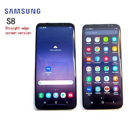 Refurbished samsung galaxy s8 64GB 5.8'' Fingerprint unlocking 3000mAh Battery Smart Phones Dual SIM 120MP+8MP Camera Mobile phones Qualcomm Direct screen version Perfect screen perfect battery body