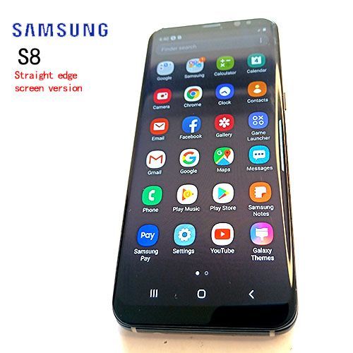 Refurbished samsung galaxy s8 64GB 5.8'' Fingerprint unlocking 3000mAh Battery Smart Phones Dual SIM 120MP+8MP Camera Mobile phones Qualcomm Direct screen version Perfect screen perfect battery body