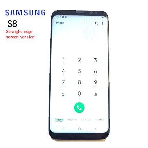 Refurbished samsung galaxy s8 64GB 5.8'' Fingerprint unlocking 3000mAh Battery Smart Phones Dual SIM 120MP+8MP Camera Mobile phones Qualcomm Direct screen version Perfect screen perfect battery body