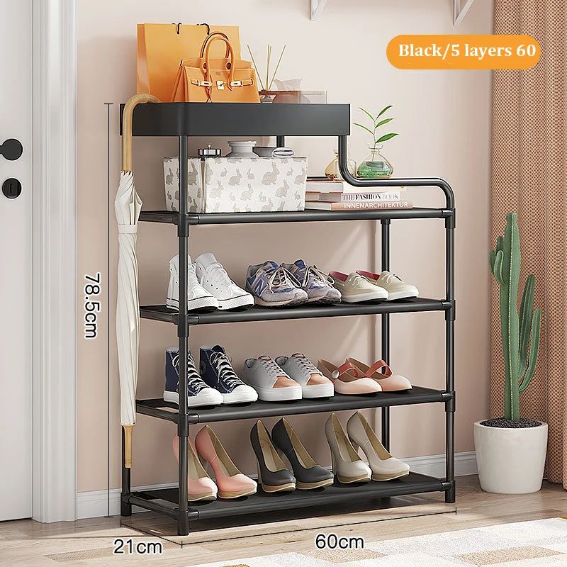 Jaza Keja 5 6 Layers 60cm Shoe Rack Multifunctional Strong Bearing Shoes Organizer suitable for corridors, living rooms, bedrooms