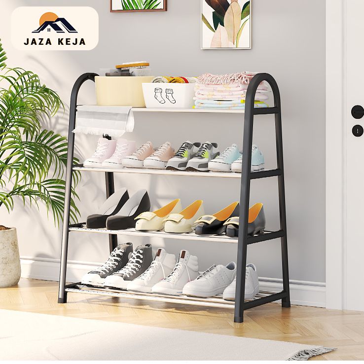 Jaza Keja 4 5 Layers A Shaped Shoe Rack for Closet Shoe Storage Organizer Assembled Shoe Rack for Hallway Bedroom Garage Dorm