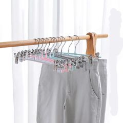 Jaza Keja DIY 2 Columns Metallic Portable Premium Wardrobe (NO Curtains) Household Hanging Clothes closet Racks Bedroom Storage Wardrobe Simple Dormitories Room Clothes Storage