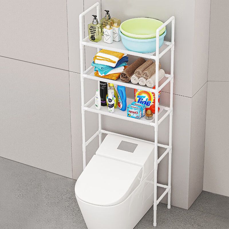 Jaza Keja 3 Layer Bathroom Storage Rack Floor-standing Toilet Rack Basin Shelf Home Bathroom Storage Accessories