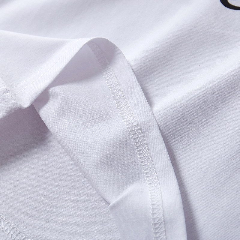 D-baby Summer 4-9Y baby girl cotton clothes suit kids sweet T-shirt+ shirt two-piece set