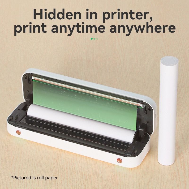 A4 Thermal Printing Paper Rolls for Peripage A4 Mini Printer Pocket Printer Portable Thermal Label Printer Thermal Paper Folded Rolls