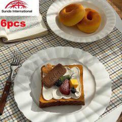Sundabests High Quality 6 Piece 8.5 inch Classique Dinner Dish Plates(311011940)