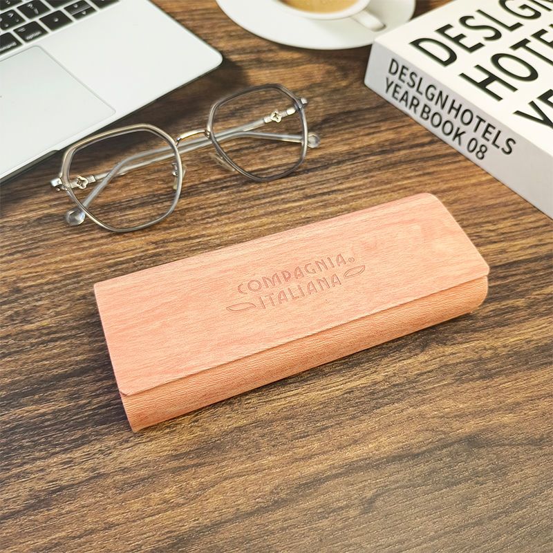 Glasses Case for Men and Women Students Large Frame Magnetic Suction Japanese Style Fresh Simple Advanced Car Compression-Resistant Portable Glasses Storage Box