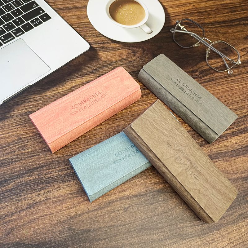 Glasses Case for Men and Women Students Large Frame Magnetic Suction Japanese Style Fresh Simple Advanced Car Compression-Resistant Portable Glasses Storage Box