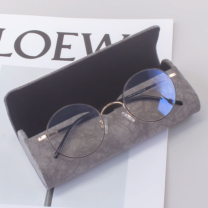 Glasses Case Women's Light Luxury High-end Fresh and Simple Ins Magnetic Absorbing Drop-resistant Simple Dirty-resistant Retro Mearvision Box