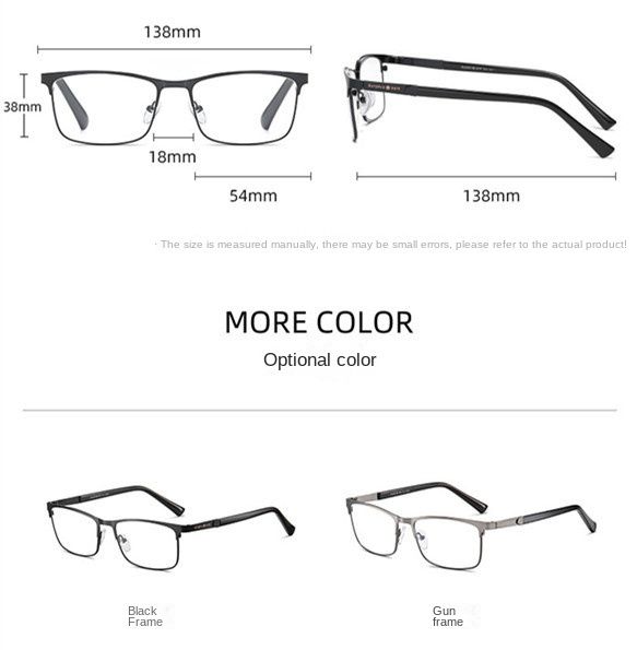 New Anti-blue Light Reading Glasses for the Elderly Women Reading Glasses Live Explosion Men's Business Glasses Frame