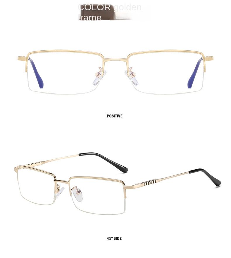 New Anti-blue Light Reading Glasses for the Elderly Women Reading Glasses Live Explosion Men's Business Glasses Frame