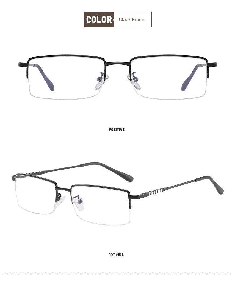 New Anti-blue Light Reading Glasses for the Elderly Women Reading Glasses Live Explosion Men's Business Glasses Frame