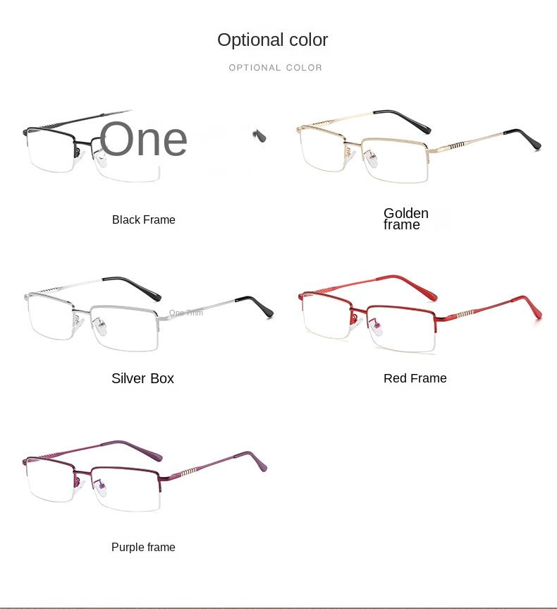 New Anti-blue Light Reading Glasses for the Elderly Women Reading Glasses Live Explosion Men's Business Glasses Frame