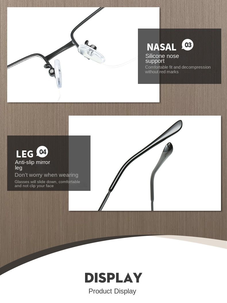 New Anti-blue Light Reading Glasses for the Elderly Women Reading Glasses Live Explosion Men's Business Glasses Frame
